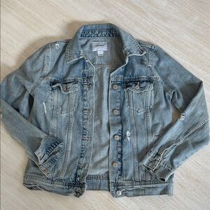 Old Navy Distressed Jean Jacket (S)